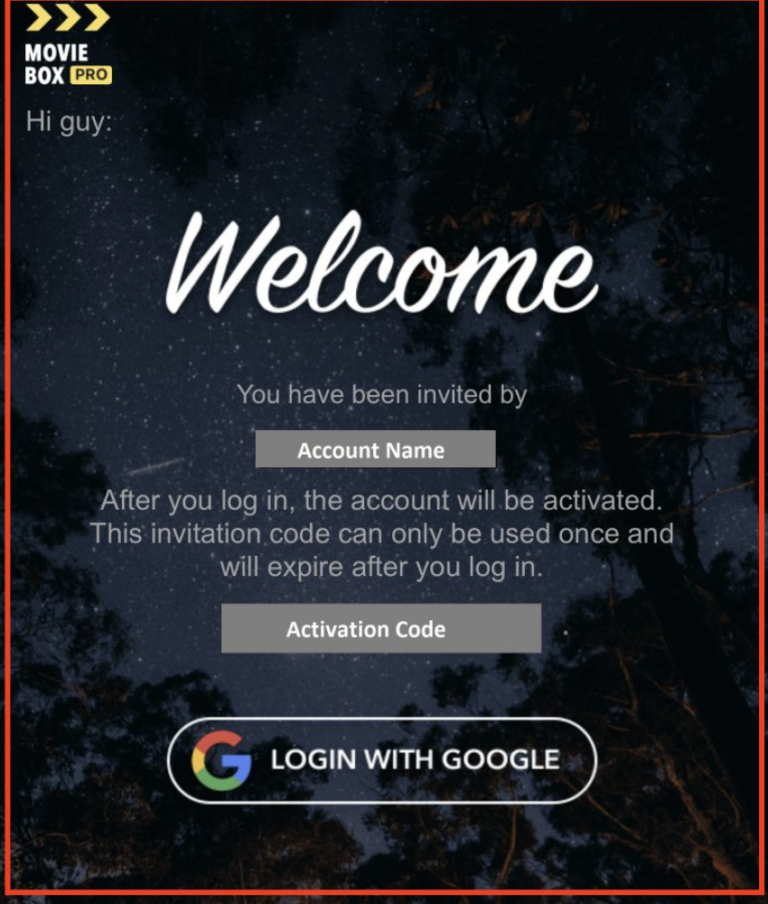 Get MovieBox Pro Invitation Codes FREE (ACTIVATE Today/Working)